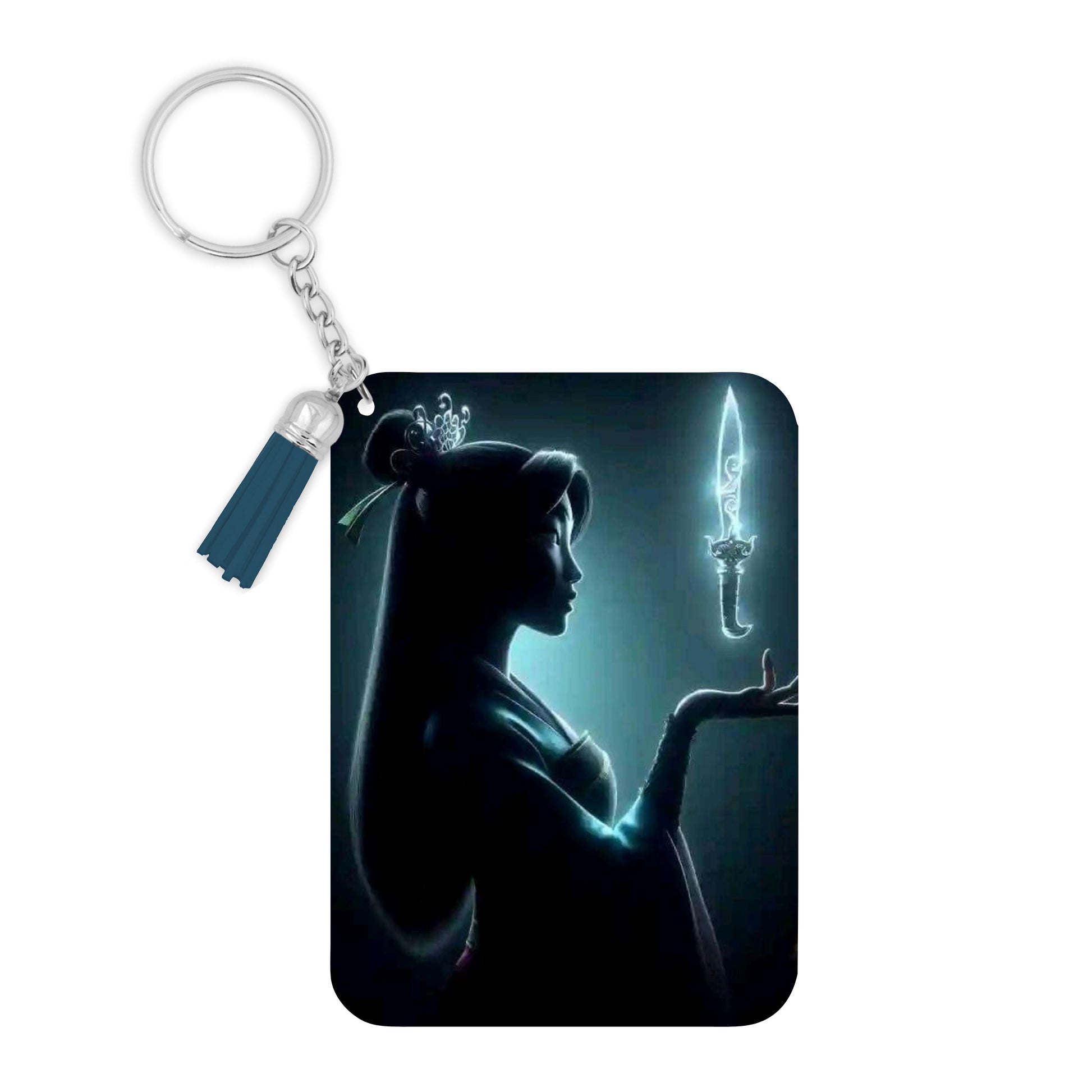 Mulan - Porte Clé avec prénom | Darkness Porte-clés Disney Shop | Anylem Beauty 