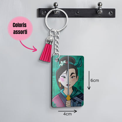 Mulan - Porte Clé avec prénom Porte-clés Disney Shop | Anylem Beauty 