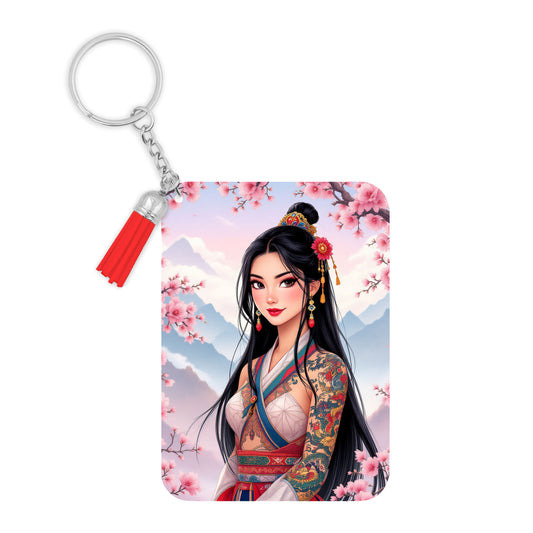 Mulan - Porte Clé avec prénom | Tatouage Porte-clés Disney Shop | Anylem Beauty 