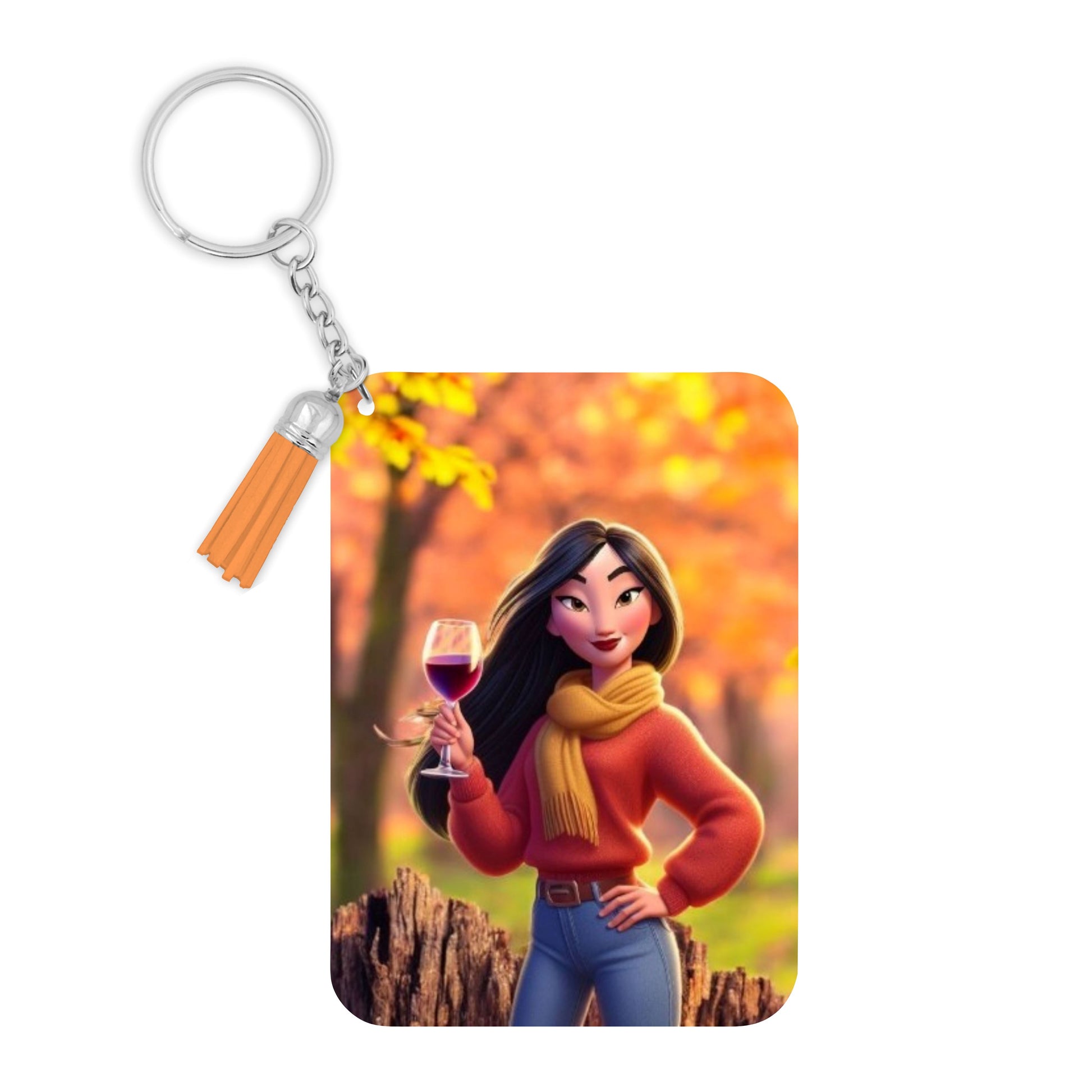 Mulan - Porte Clé avec prénom | Vignoble Porte-clés Disney Shop | Anylem Beauty 