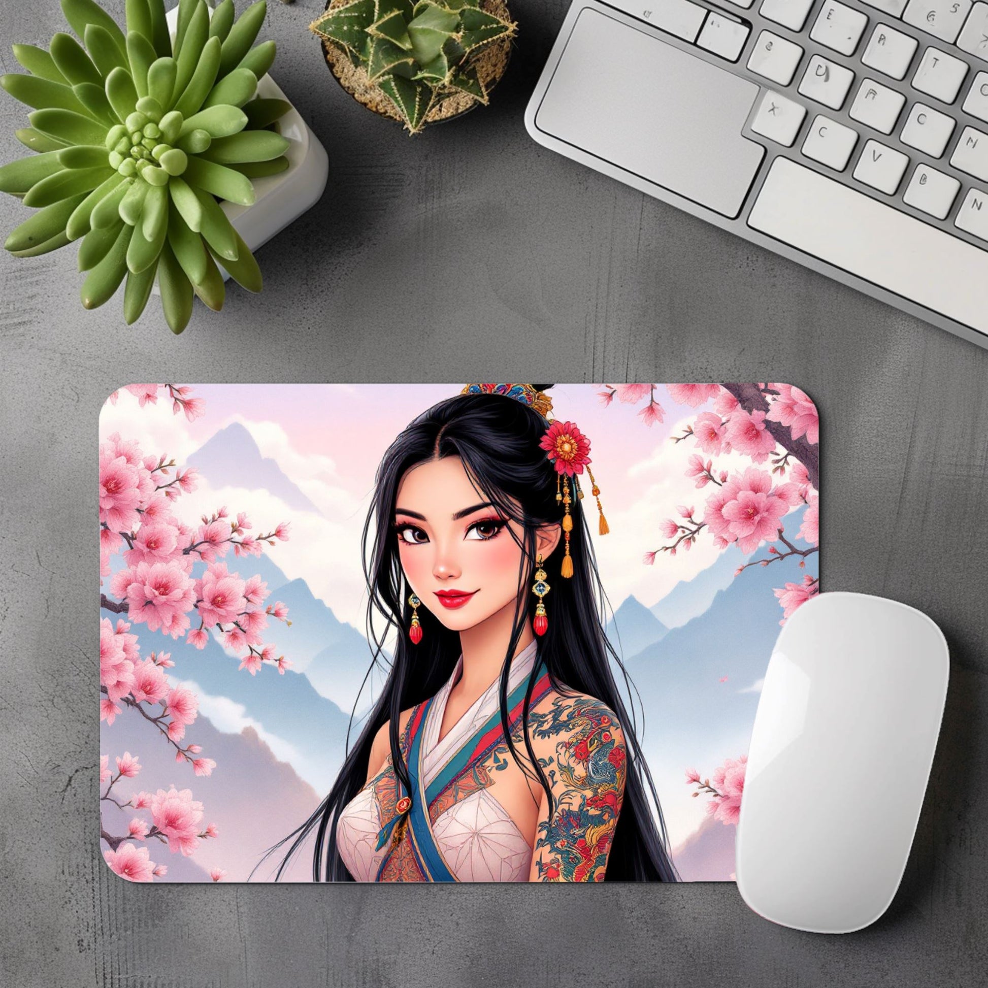 Mulan - Tapis de souris | Tatouage Tapis de souris Disney Shop | Anylem Beauty 