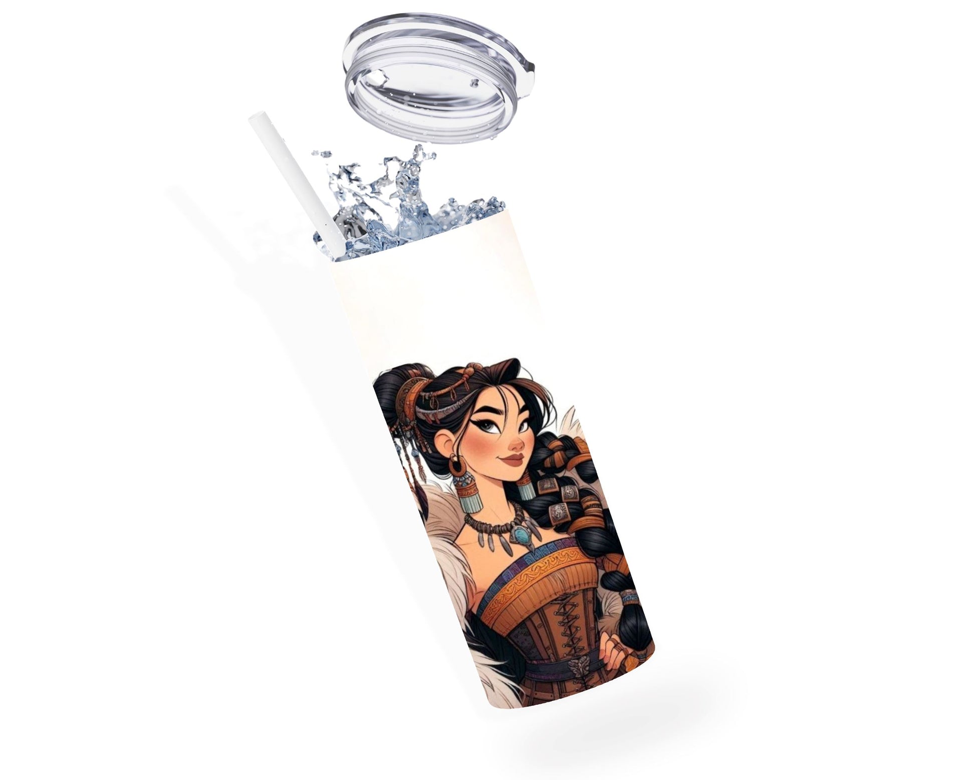 Mulan - Thermos en acier inoxydable 600ml | Viking Thermos inoxydable Disney Shop | Anylem Beauty 