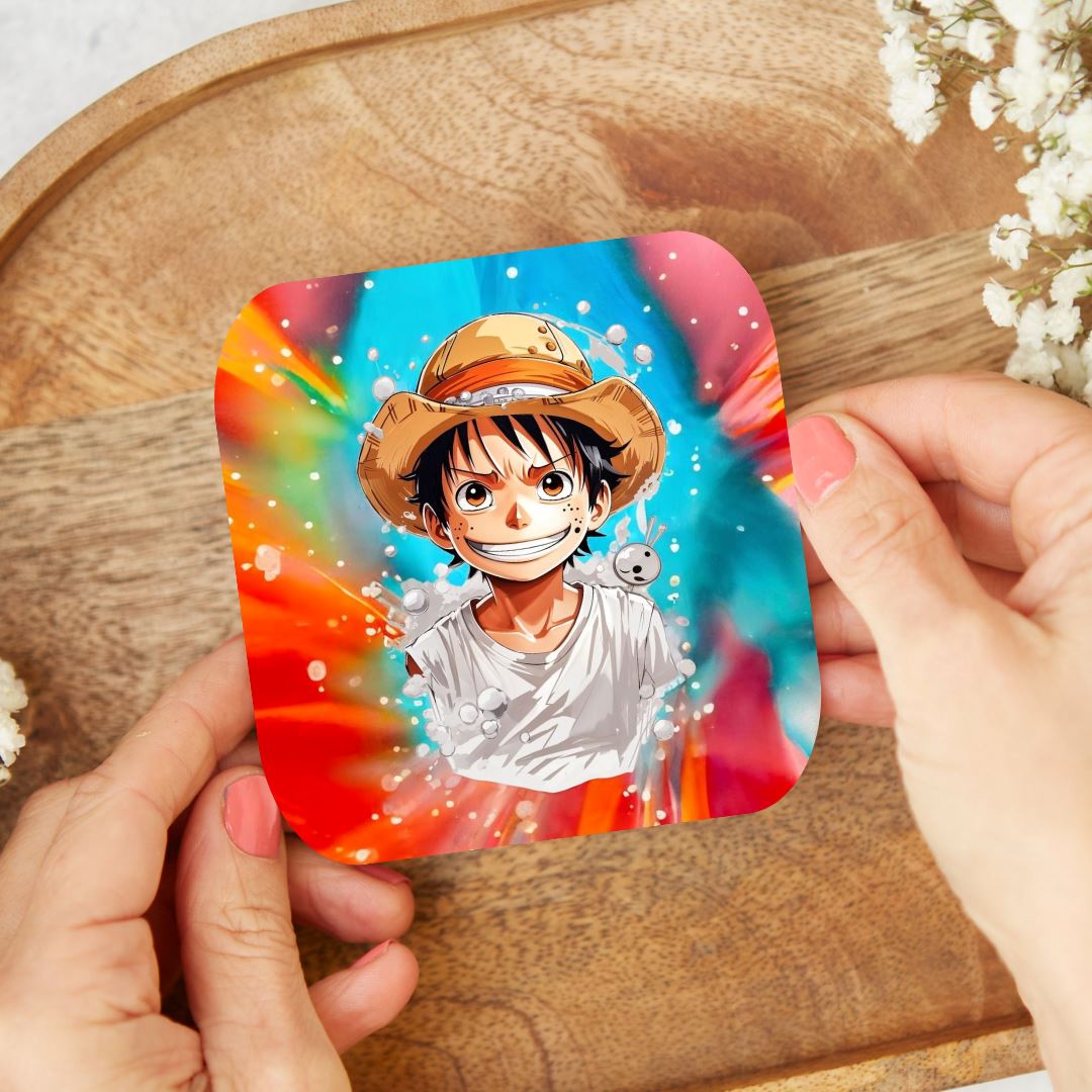 One Piece - Dessous de verre | Portrait Luffy Dessous de verres Disney Shop | Anylem Beauty 