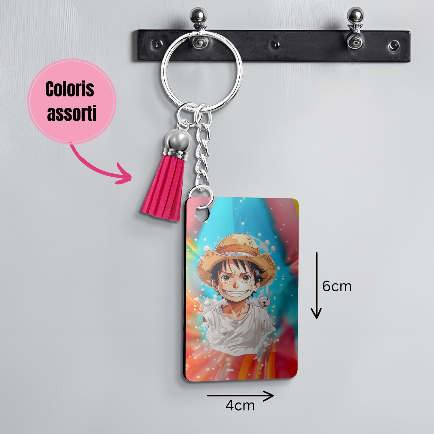 One Piece - Porte Clé avec prénom | Portrait Luffy Porte-clés Disney Shop | Anylem Beauty 