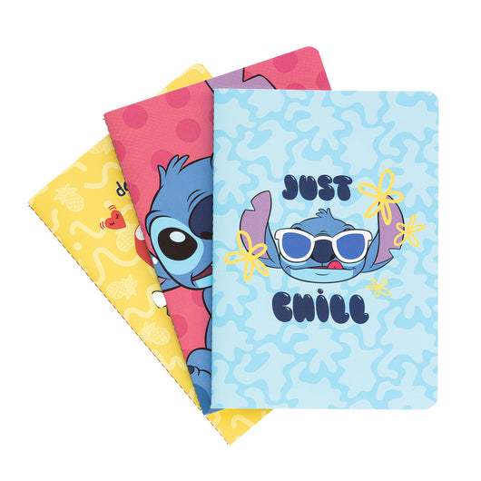 Stitch - Pack de 3 carnets de notes A5