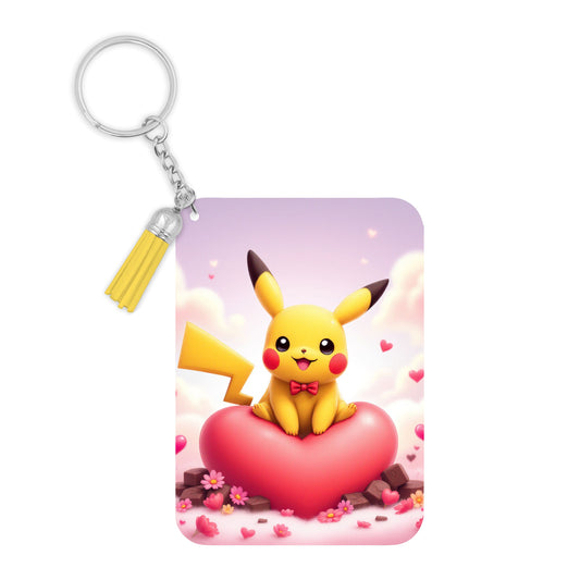 Pikachu - Porte Clé avec prénom | St Valentin Porte-clés Disney Shop | Anylem Beauty 