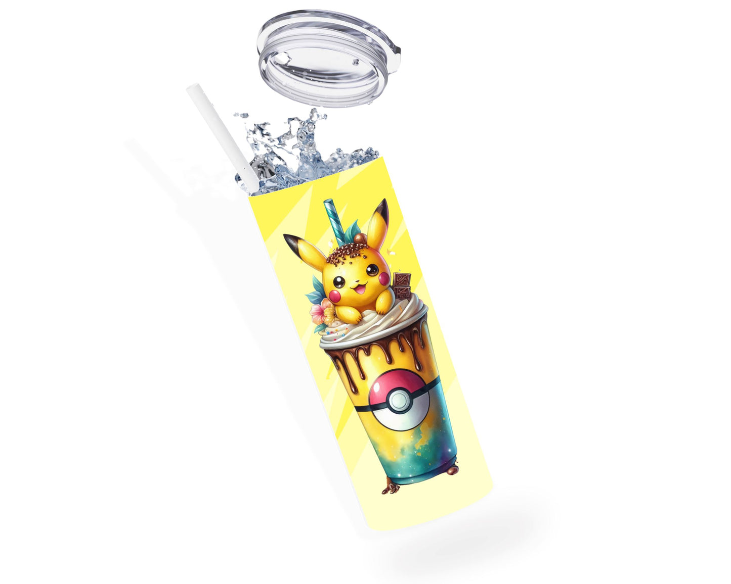 Pikachu - Thermos en acier inoxydable 600ml | Milkshake Thermos inoxydable Disney Shop | Anylem Beauty 