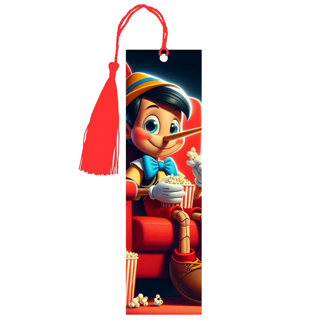 Pinocchio - Marque-Pages avec prénom | Cinéma Marque-page Disney Shop | Anylem Beauty 