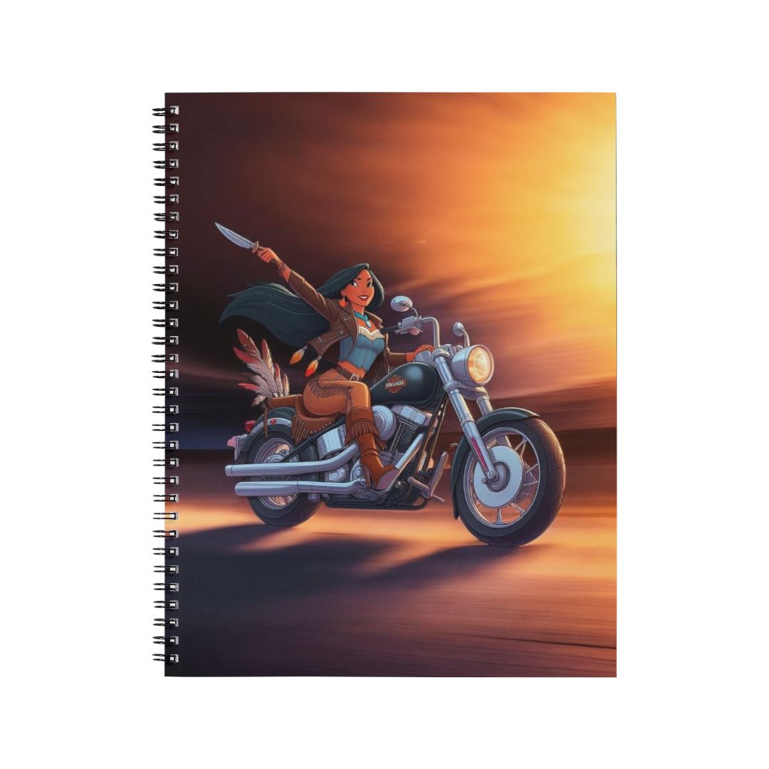 Pocahontas - Carnet spirale A5 | Biker Carnets et bloc-notes Disney Shop | Anylem Beauty 