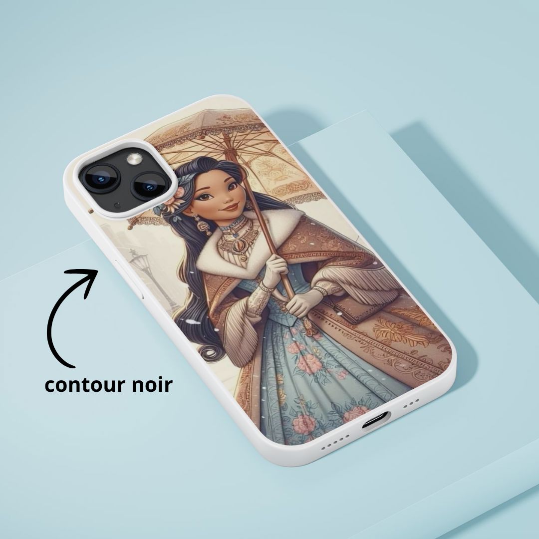 Pocahontas - Coque de téléphone | Années 20 Coque de téléphone Disney Shop | Anylem Beauty 