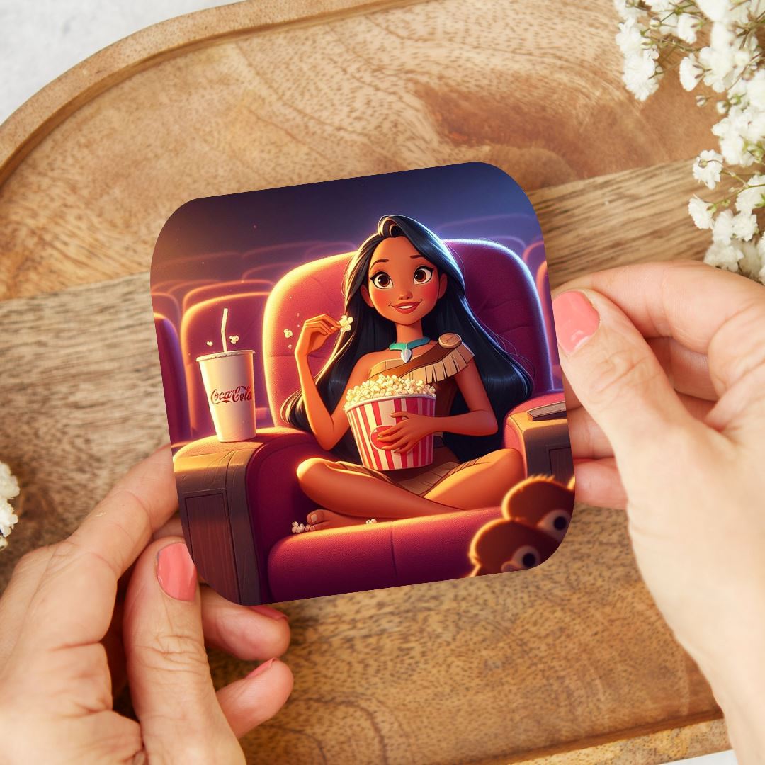 Pocahontas - Dessous de verre | Cinéma Dessous de verres Disney Shop | Anylem Beauty 