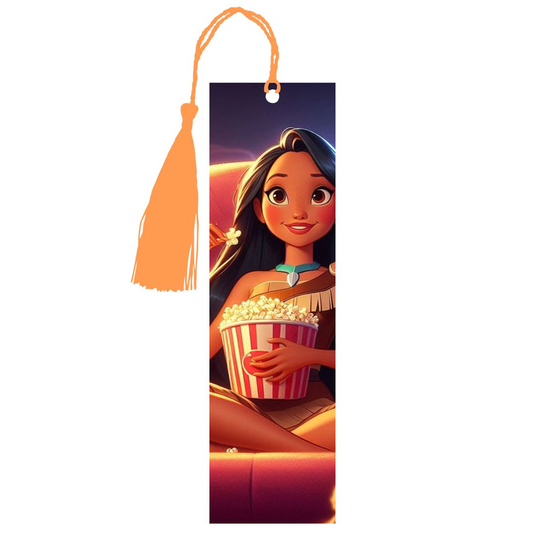 Pocahontas - Marque-Pages avec prénom | Cinéma Marque-page Disney Shop | Anylem Beauty 