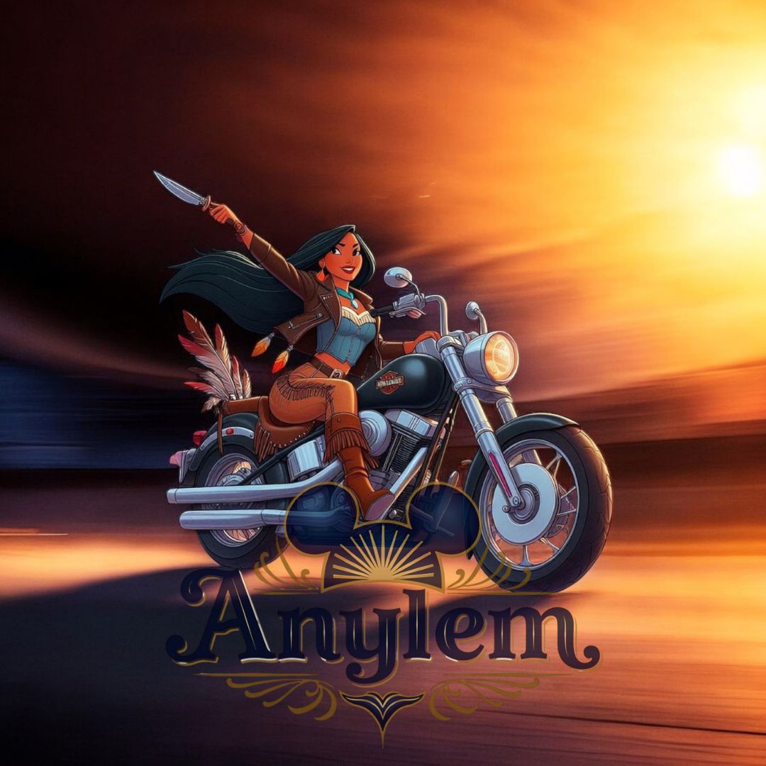 Pocahontas - Personnalisation | Biker Personnalisation Disney Shop | Anylem Beauty 