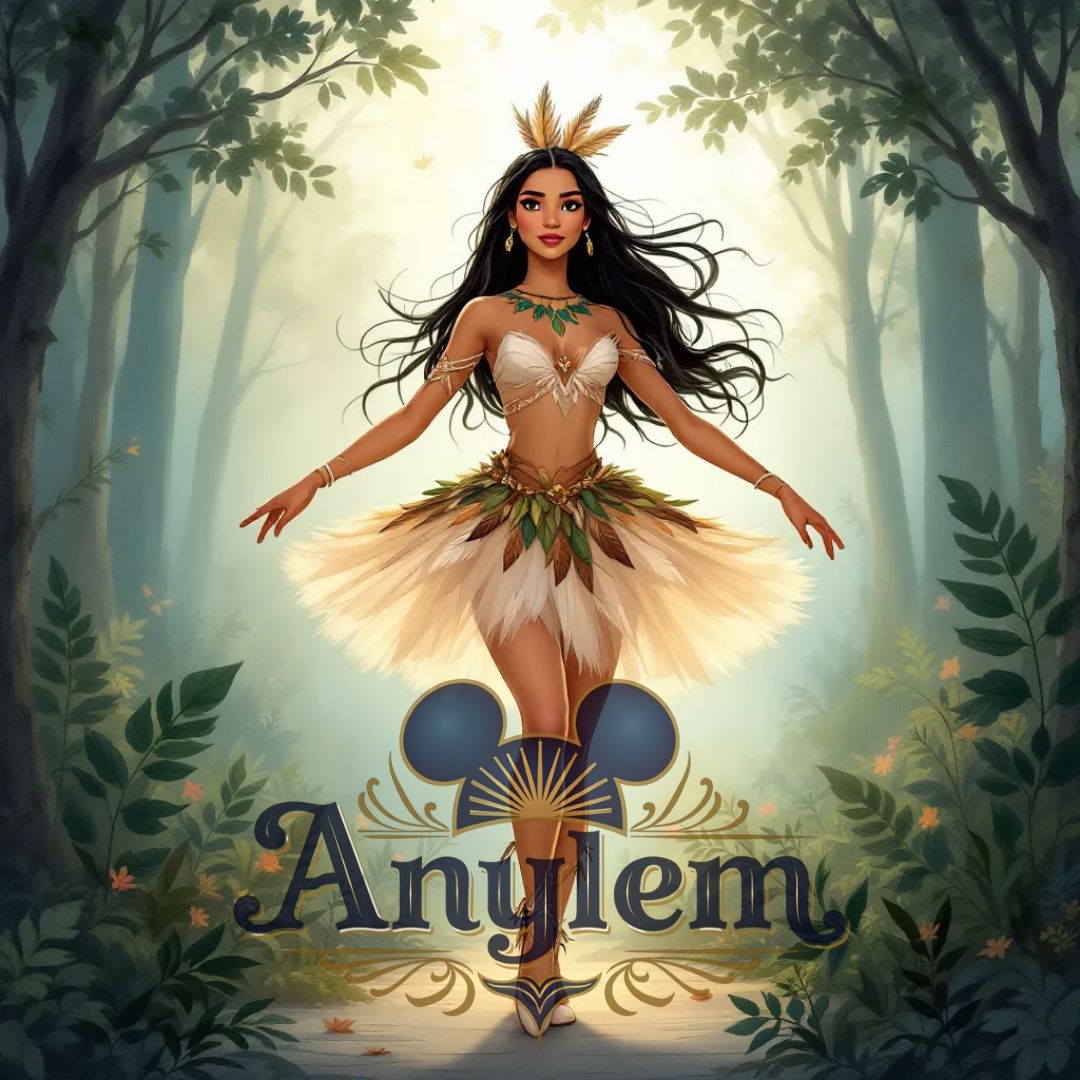 Pocahontas - Personnalisation | Danseuse Personnalisation Disney Shop | Anylem Beauty 