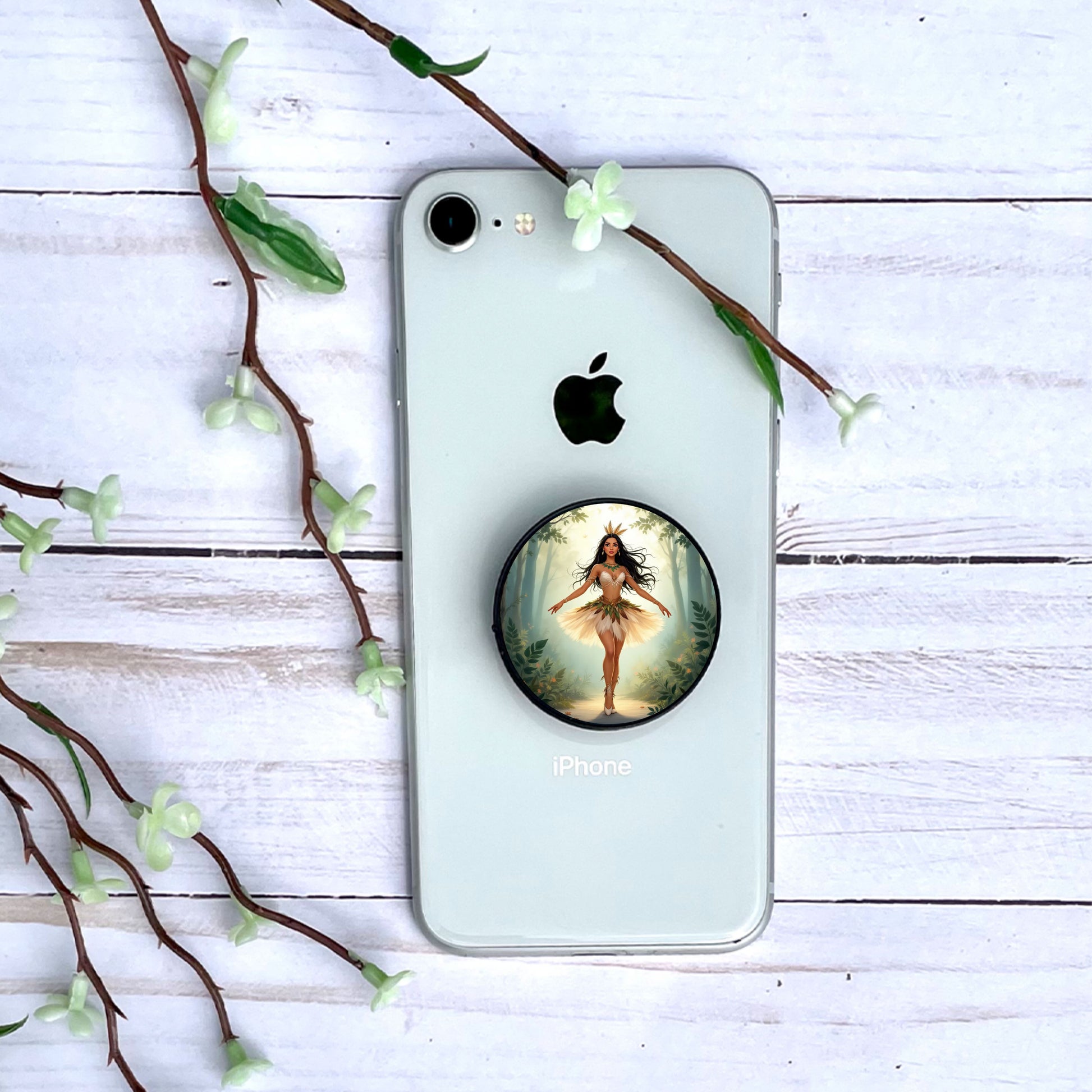 Pocahontas - Personnalisation | Danseuse Personnalisation Disney Shop | Anylem Beauty Phone grip 