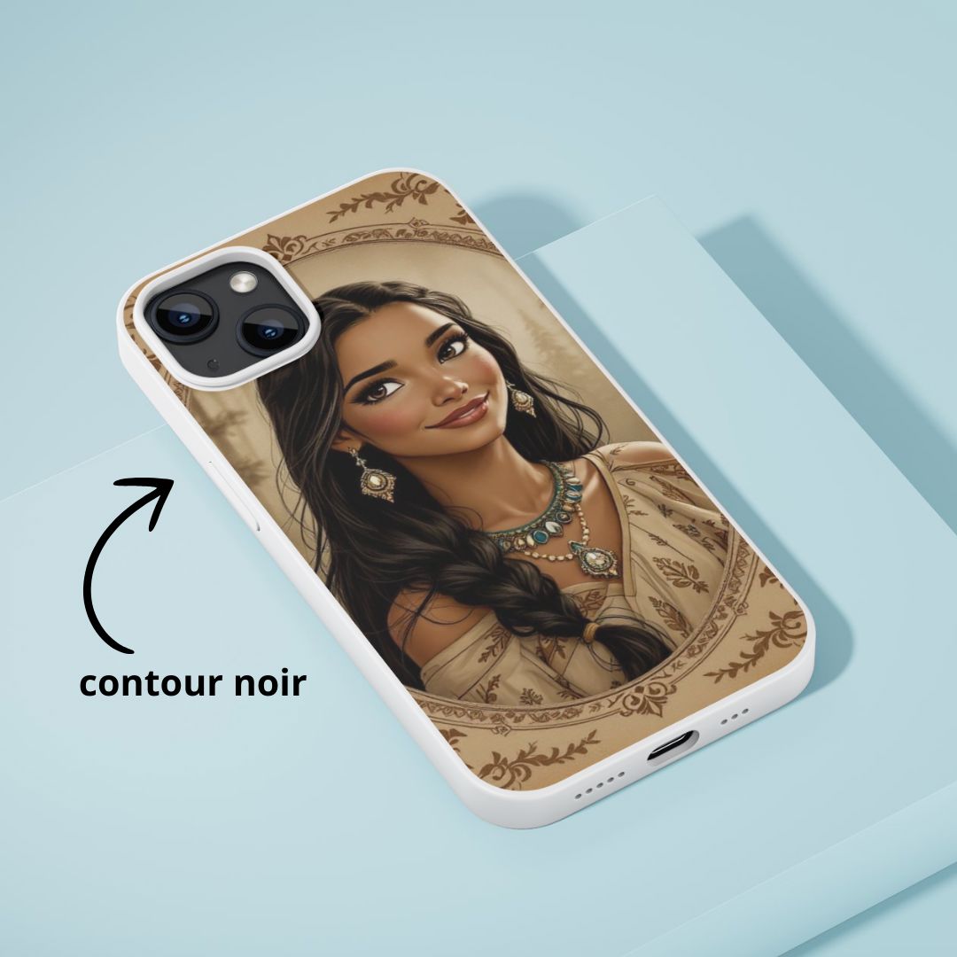 Pocahontas - Personnalisation | Vintage Personnalisation Disney Shop | Anylem Beauty Coque de téléphone 