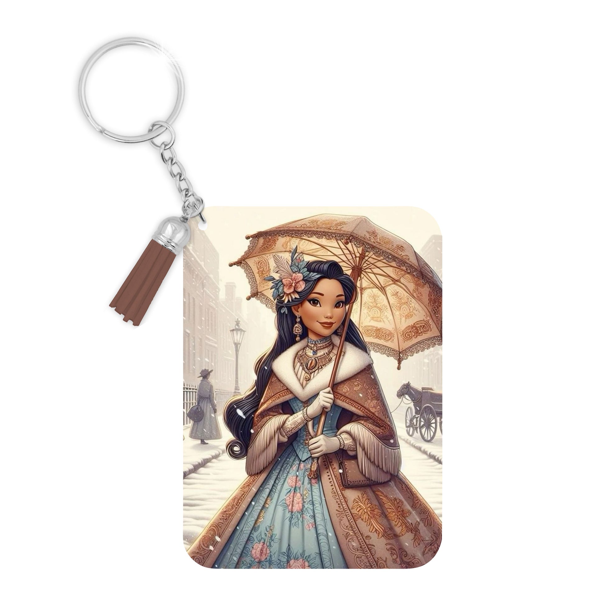 Pocahontas - Porte Clé avec prénom | Années 20 Porte-clés Disney Shop | Anylem Beauty 