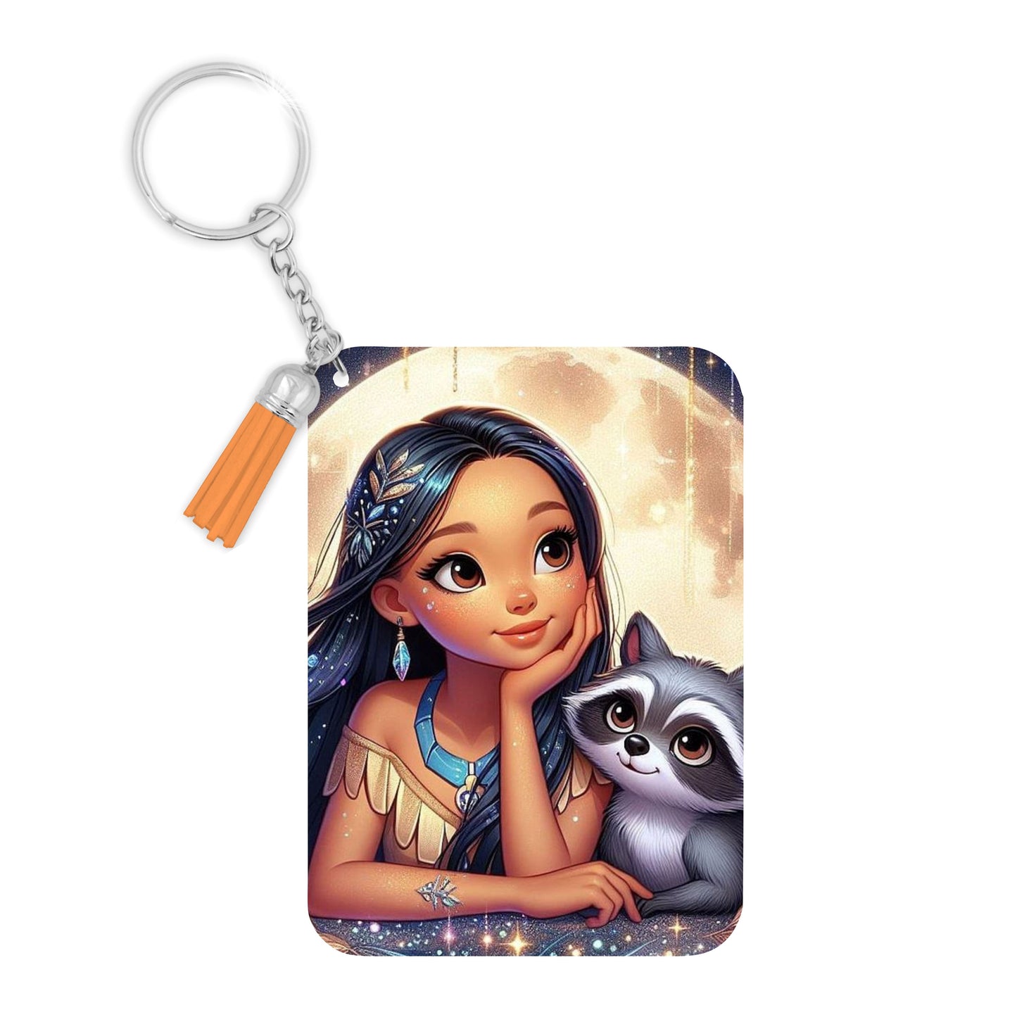 Pocahontas - Porte Clé avec prénom | Mignonette Porte-clés Disney Shop | Anylem Beauty 