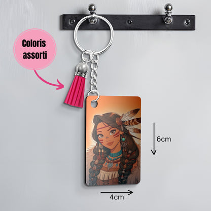 Pocahontas - Porte Clé avec prénom | Viking Porte-clés Disney Shop | Anylem Beauty 