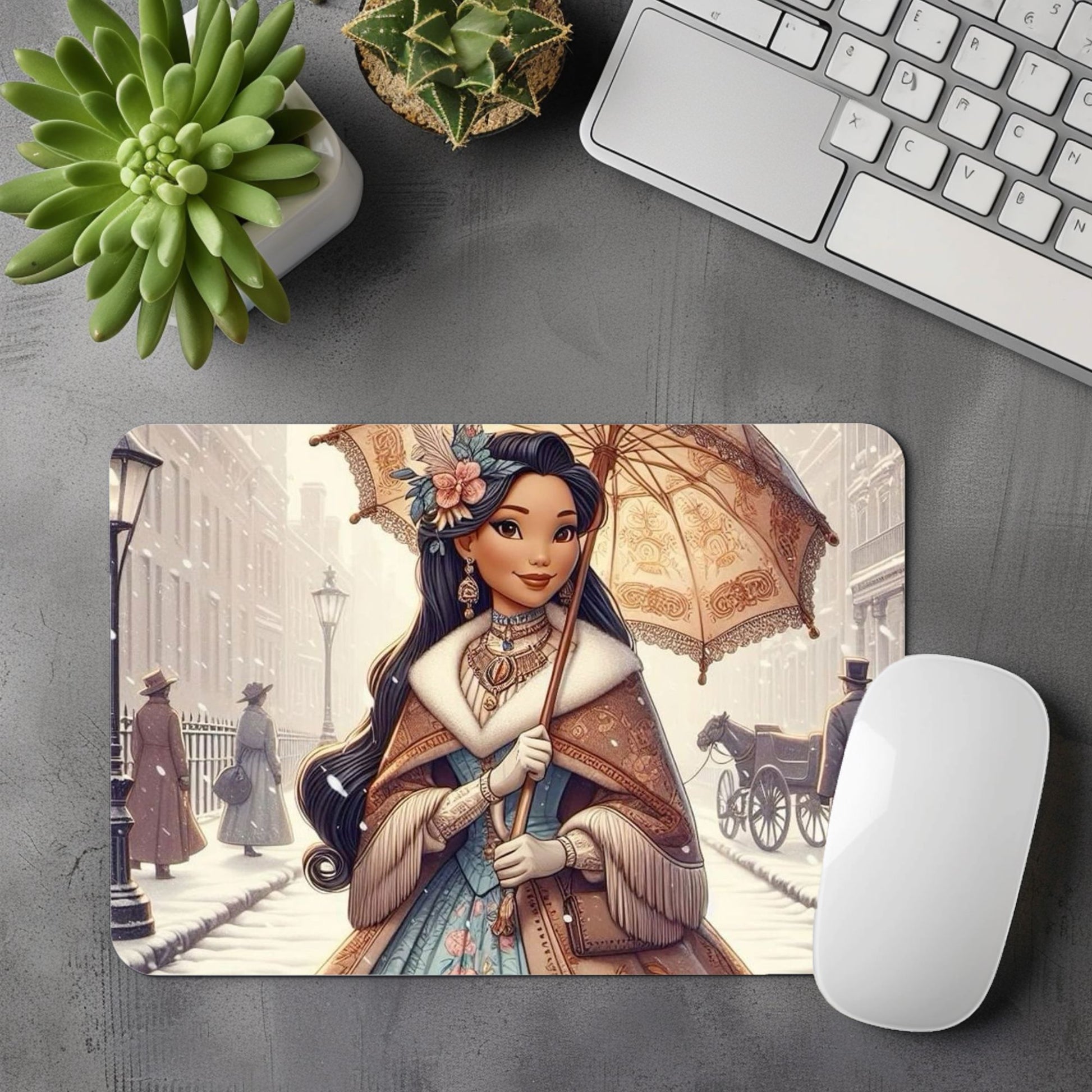 Pocahontas - Tapis de souris | Années 20 Tapis de souris Disney Shop | Anylem Beauty 