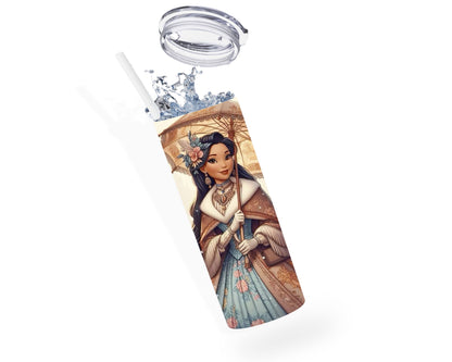 Pocahontas - Thermos en acier inoxydable 600ml | Années 20 Thermos inoxydable Disney Shop | Anylem Beauty 