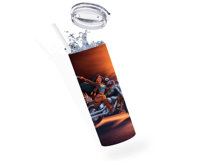 Pocahontas - Thermos en acier inoxydable 600ml | Biker Thermos inoxydable Disney Shop | Anylem Beauty 