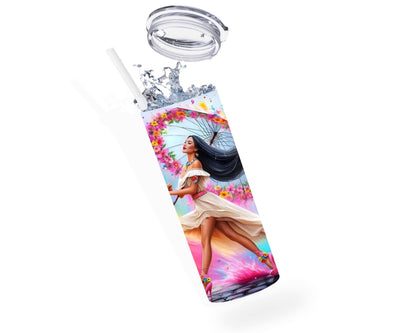 Pocahontas - Thermos en acier inoxydable 600ml | Rainbow Thermos inoxydable Disney Shop | Anylem Beauty 