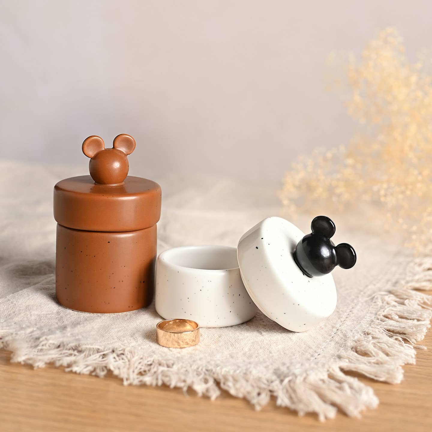 PRE COMMANDE Décoration - Lot de 2 pots babioles Mickey Boules de Noël WIDDOP and Co. 