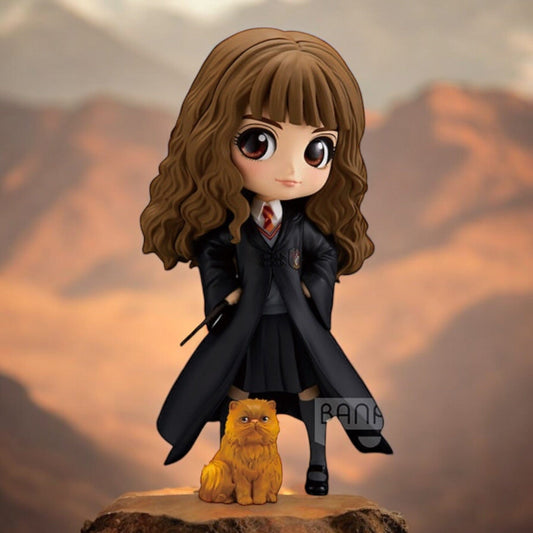 PRE COMMANDE Figurine - QPosket Hermione avec son chat 14cm Anylem Beauty 