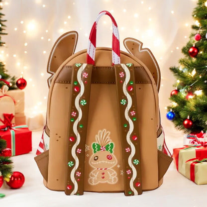 PRE COMMANDE Loungefly - Sac à dos Noël Stitch Bagages et maroquinerie ID9 