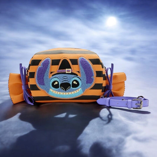 PRE COMMANDE Loungefly - Sac bandoulière bonbon d’Halloween Stitch Bagages et maroquinerie ID9 