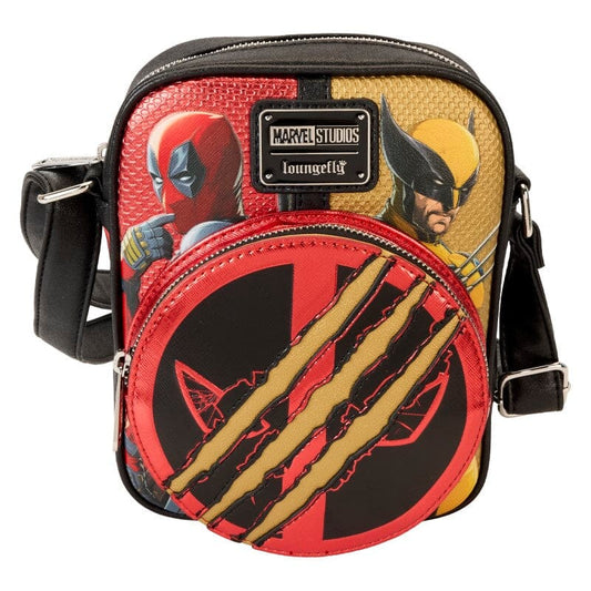 PRE COMMANDE Loungefly - Sacoche bandoulière Deadpool vs Wolverine Bagages et maroquinerie ID9 