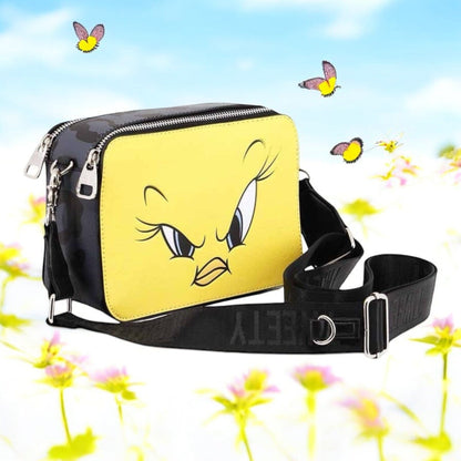 PRE COMMANDE Maroquinerie - Tweety - Double sac bandoulière Bagages et maroquinerie Karactermania 