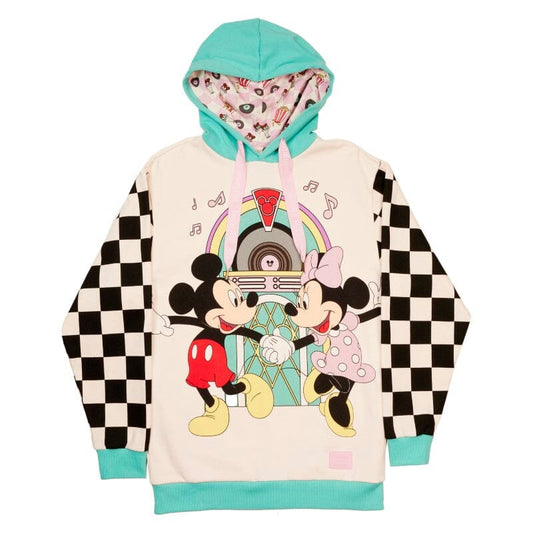 PRE COMMANDE - Mickey & Minnie - Sweat à capuche Loungefly (Différentes tailles) Vêtements ID9 