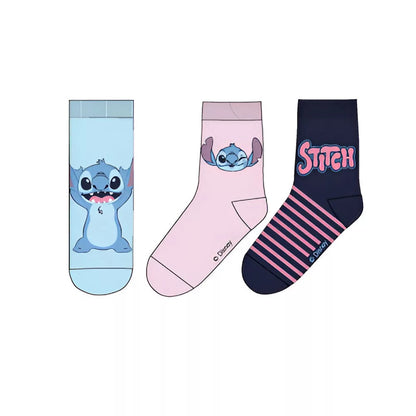 PRE COMMANDE Vêtements - 3 paires de chaussettes 23/26 Stitch Vêtements Javoli 