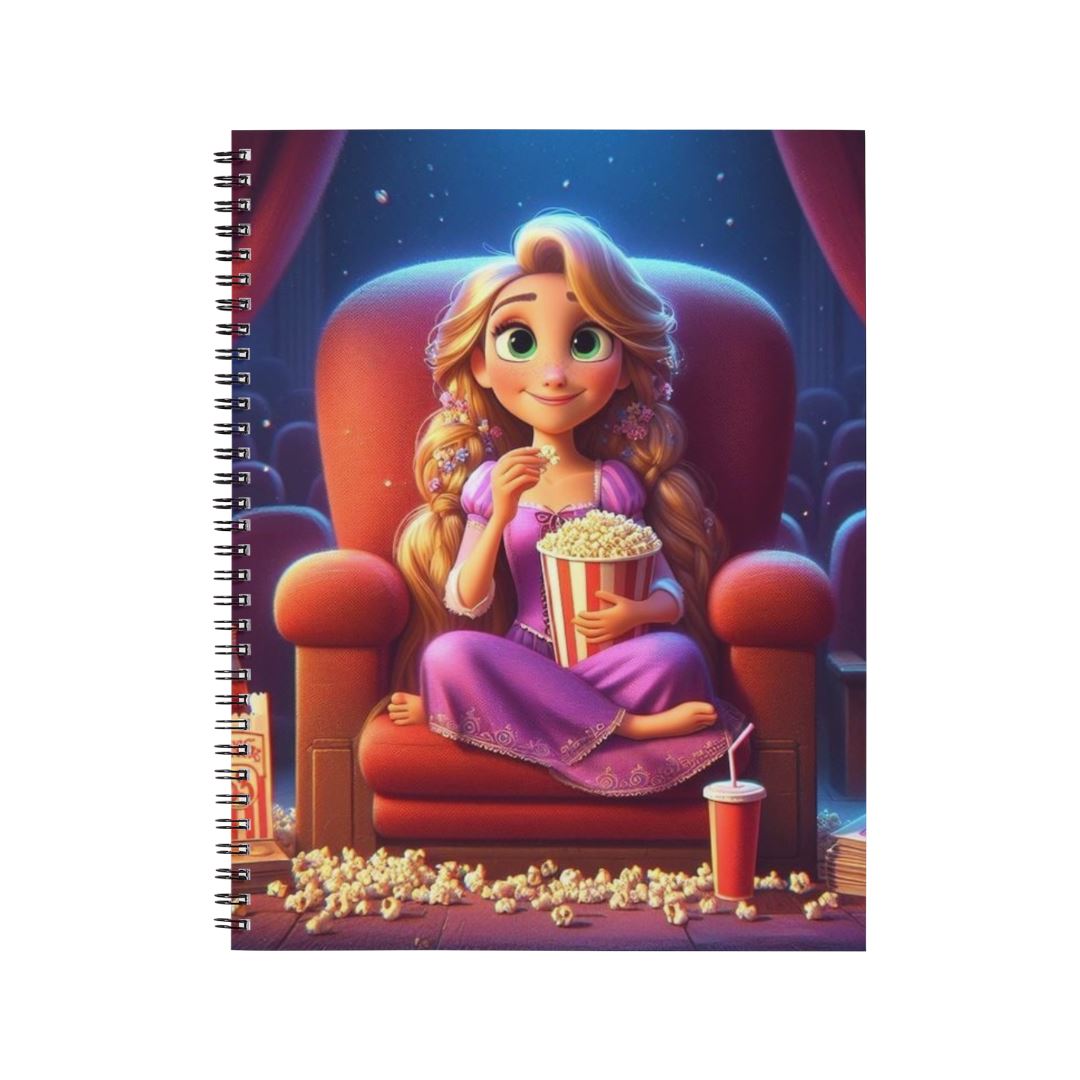 Raiponce - Carnet spirale A5 | Cinéma Carnets et bloc-notes Disney Shop | Anylem Beauty 