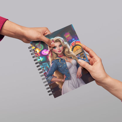 Raiponce - Carnet spirale A5 | Rockabilly Carnets et bloc-notes Disney Shop | Anylem Beauty 