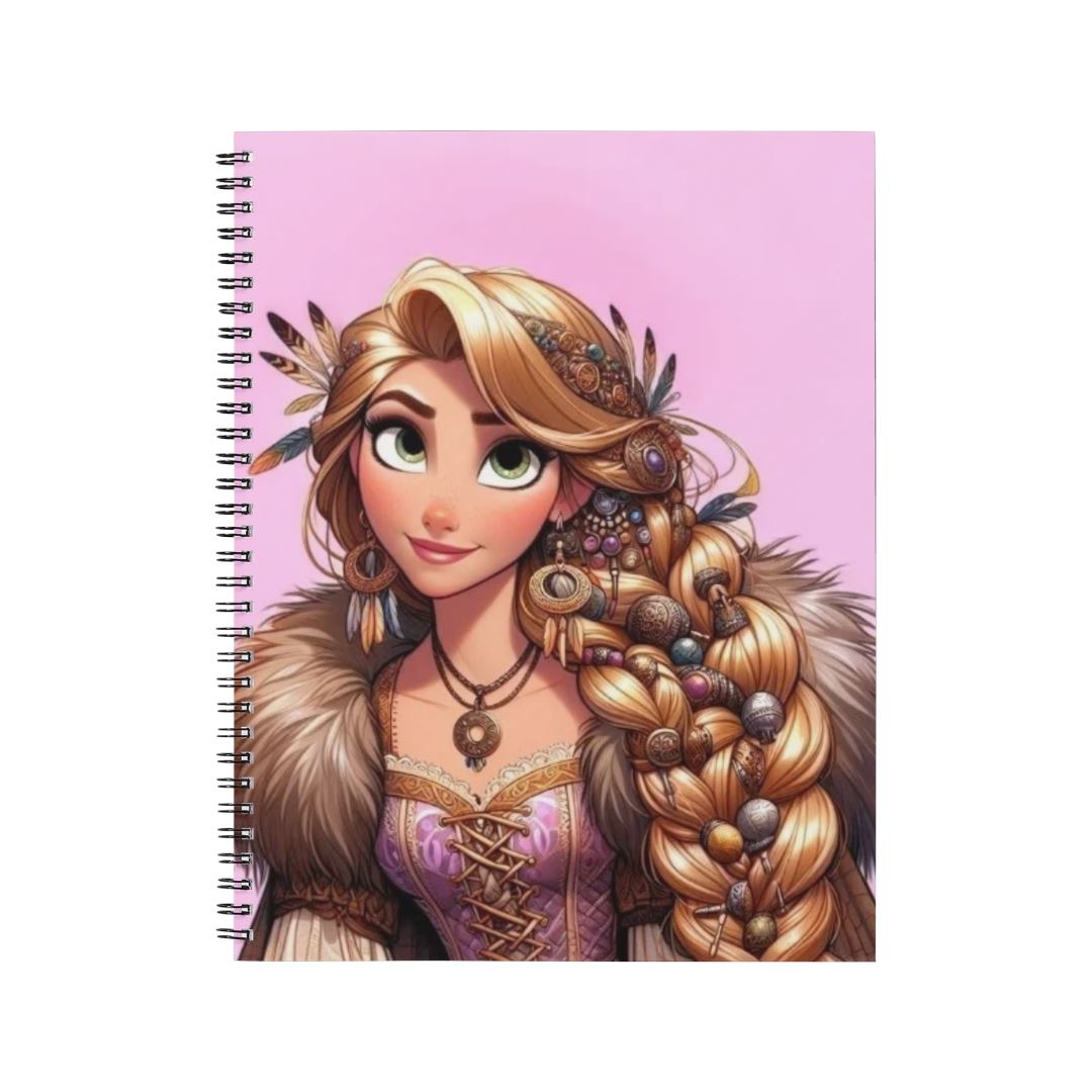 Raiponce - Carnet spirale A5 | Viking Carnets et bloc-notes Disney Shop | Anylem Beauty 