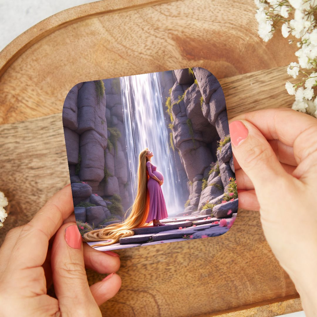 Raiponce - Dessous de verre | Grossesse Dessous de verres Disney Shop | Anylem Beauty 