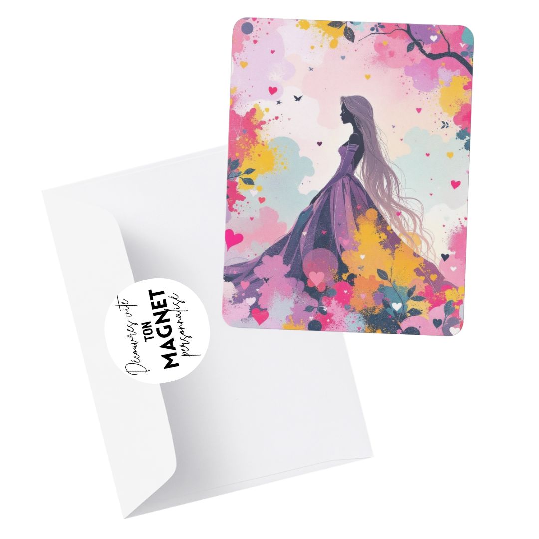 Raiponce - Personnalisation | Aquarelle Personnalisation Disney Shop | Anylem Beauty Magnet 