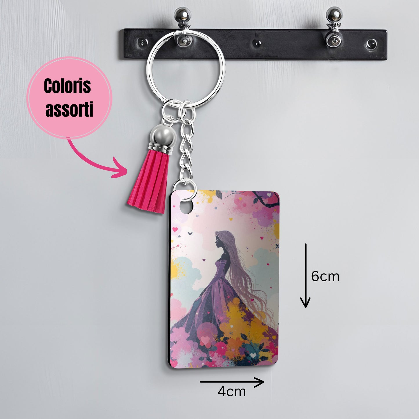 Raiponce - Personnalisation | Aquarelle Personnalisation Disney Shop | Anylem Beauty Porte clé 