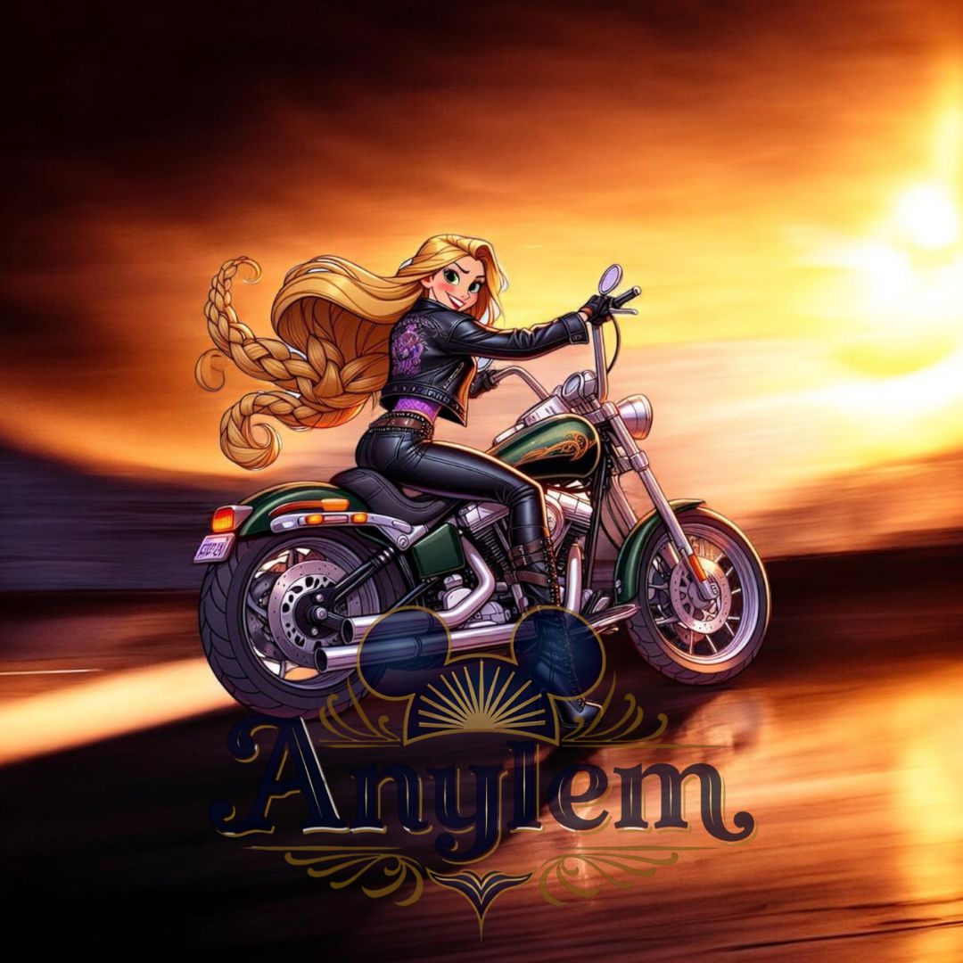 Raiponce - Personnalisation | Biker Personnalisation Disney Shop | Anylem Beauty 