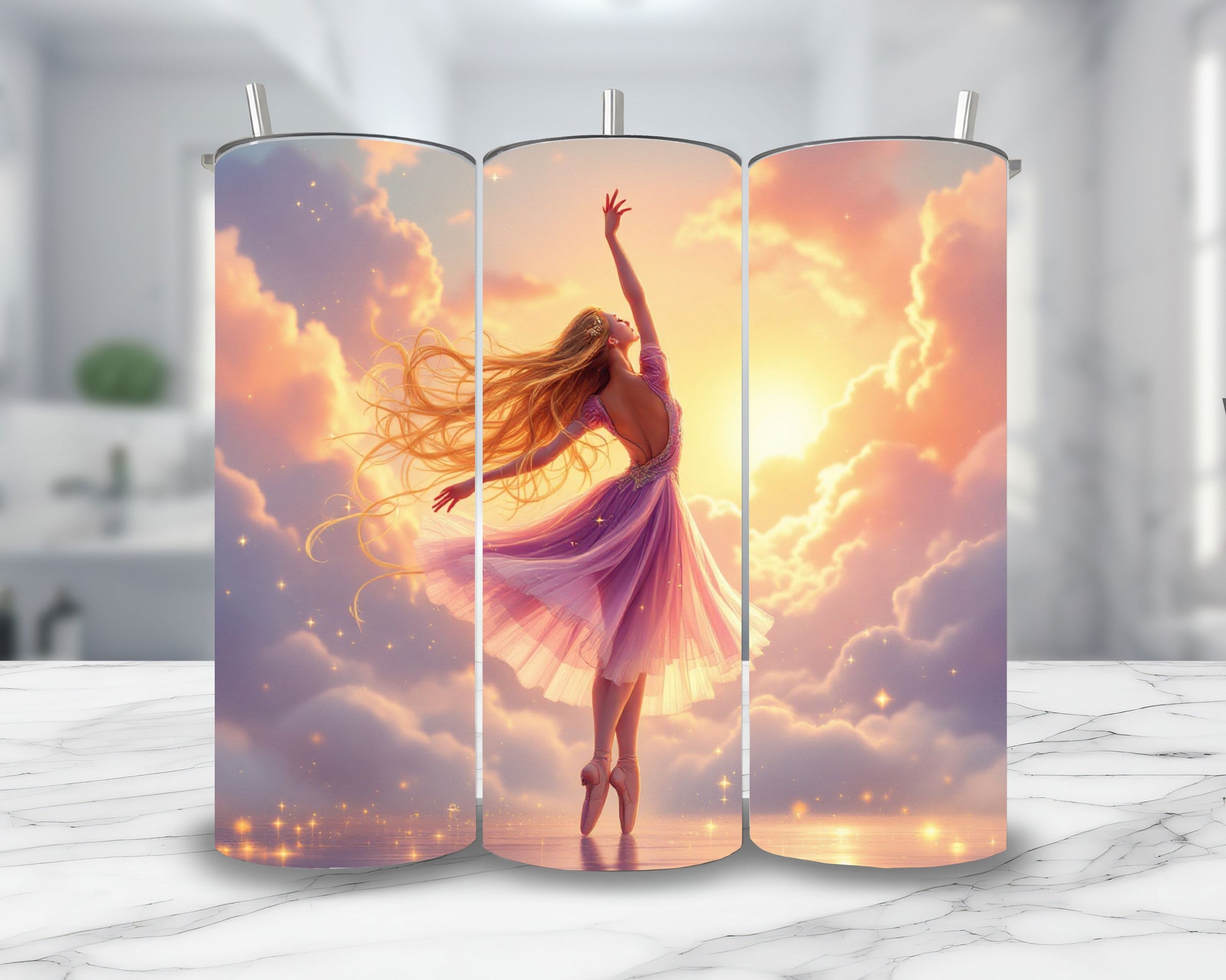 Raiponce - Personnalisation | Danseuse Personnalisation Disney Shop | Anylem Beauty Thermos 570ml 