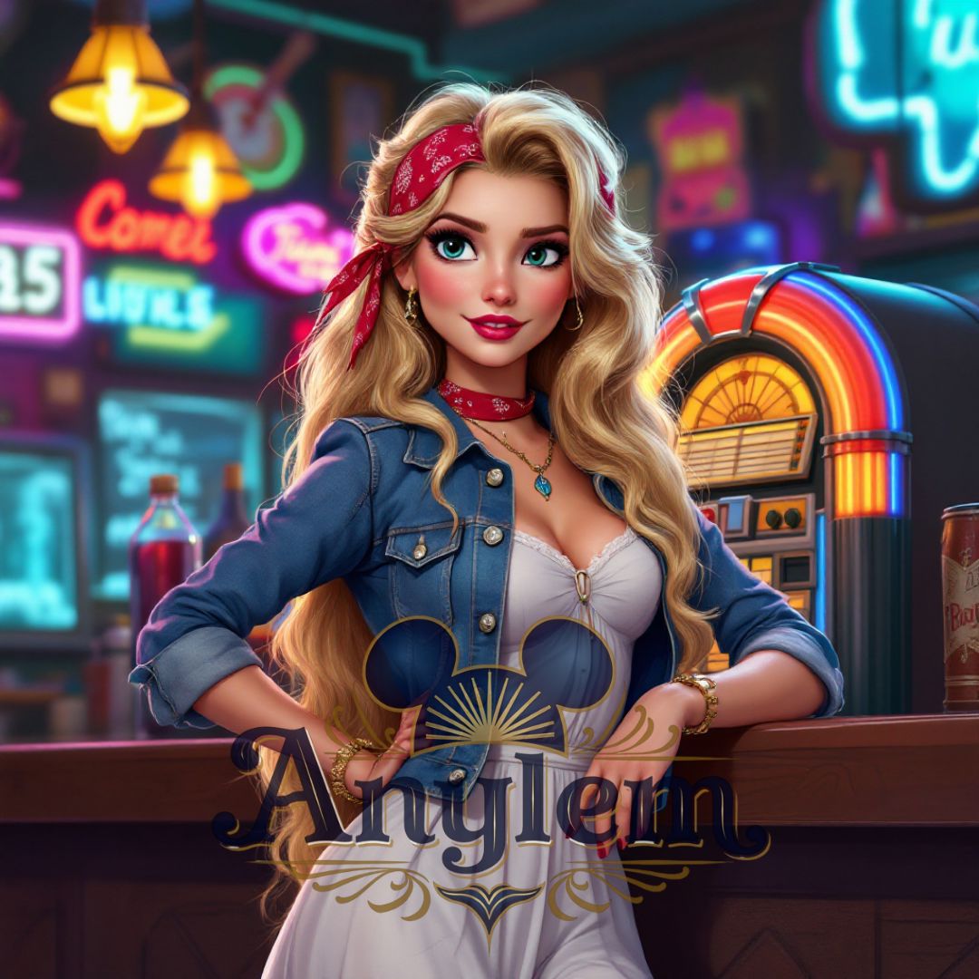 Raiponce - Personnalisation | Rockabilly Personnalisation Disney Shop | Anylem Beauty 
