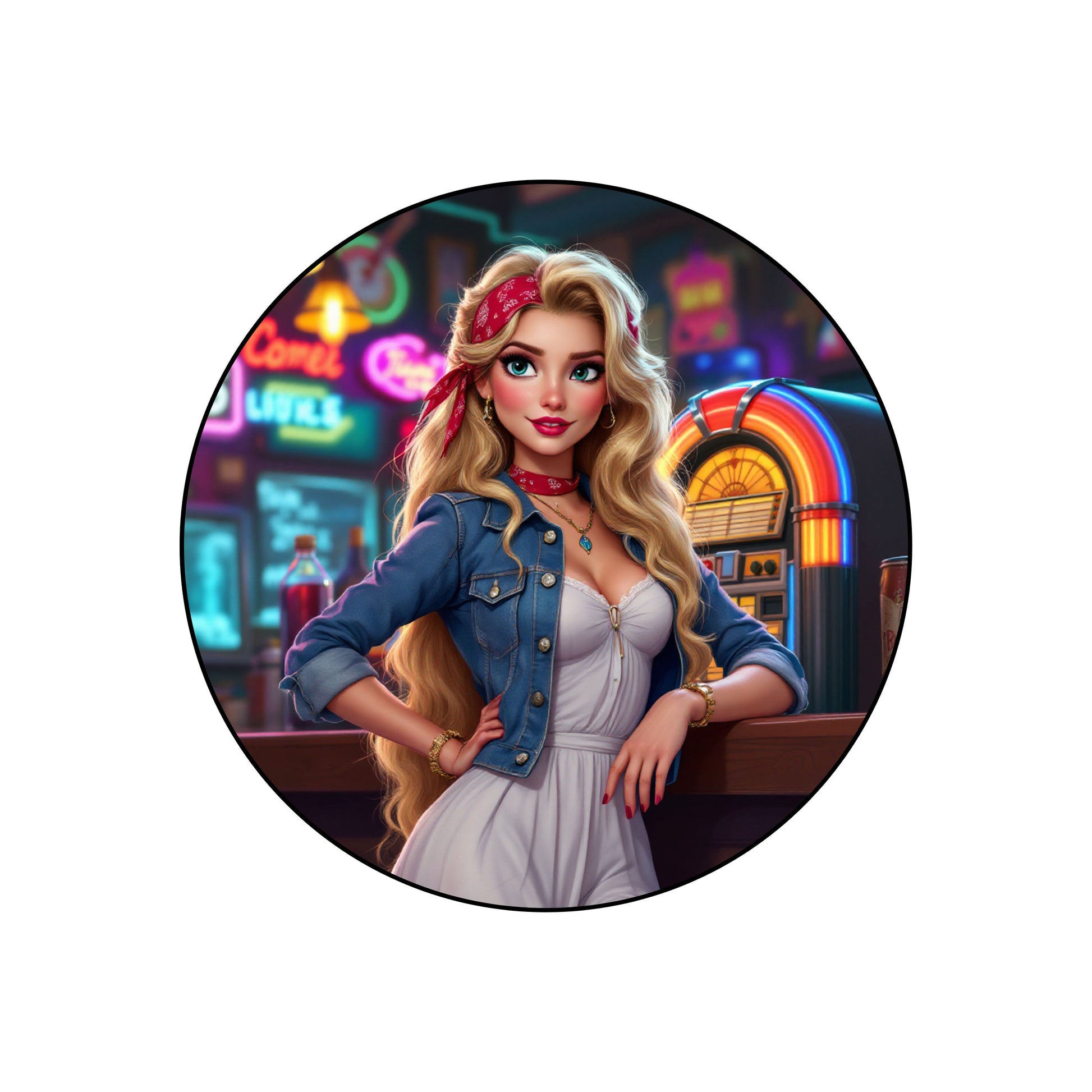 Raiponce - Phone Grip | Rockabilly Phone Grip Disney Shop | Anylem Beauty 