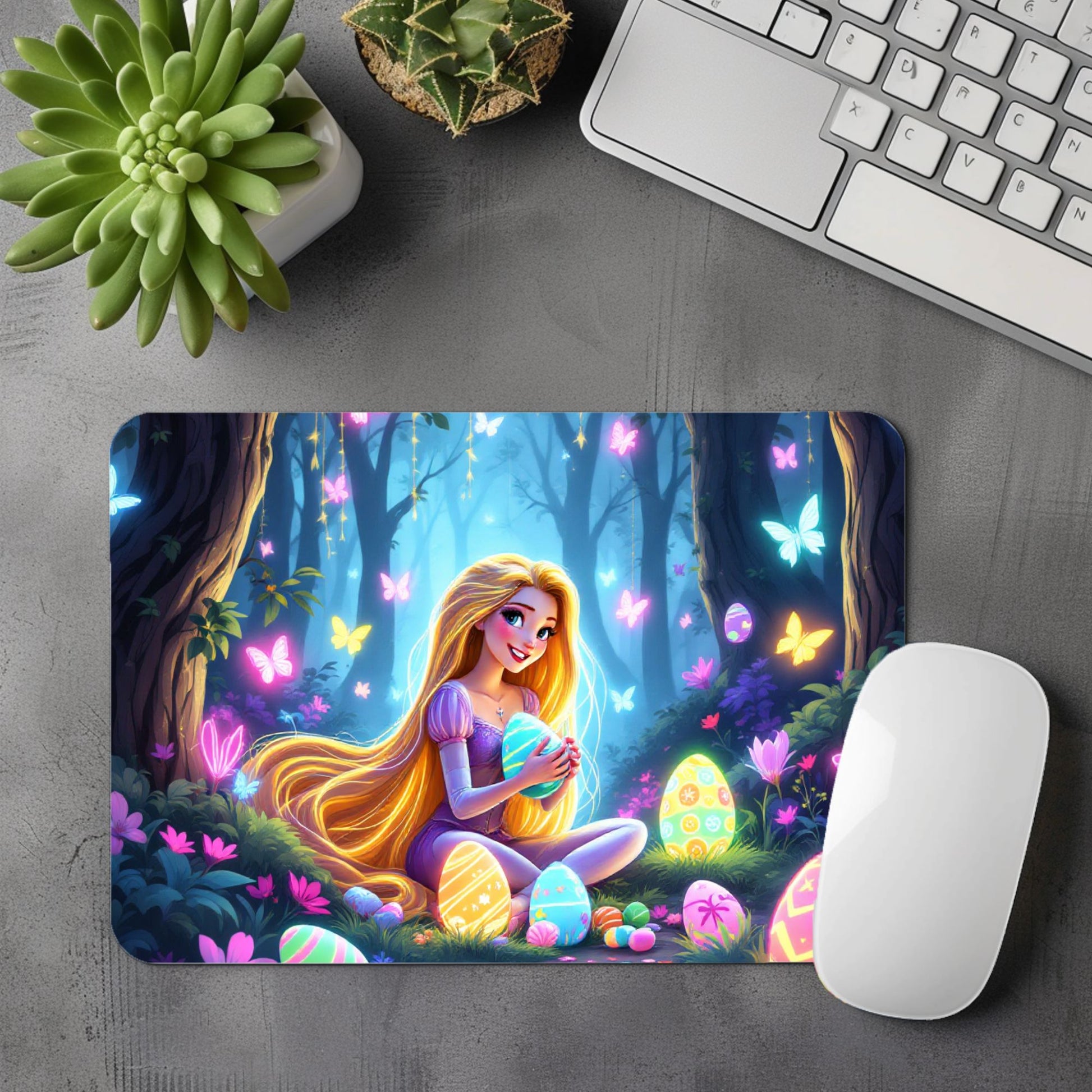 Raiponce - Tapis de souris | Pâques Tapis de souris Disney Shop | Anylem Beauty 