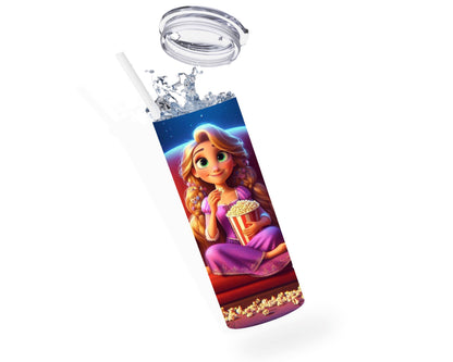 Raiponce - Thermos en acier inoxydable 600ml | Cinéma Thermos inoxydable Disney Shop | Anylem Beauty 