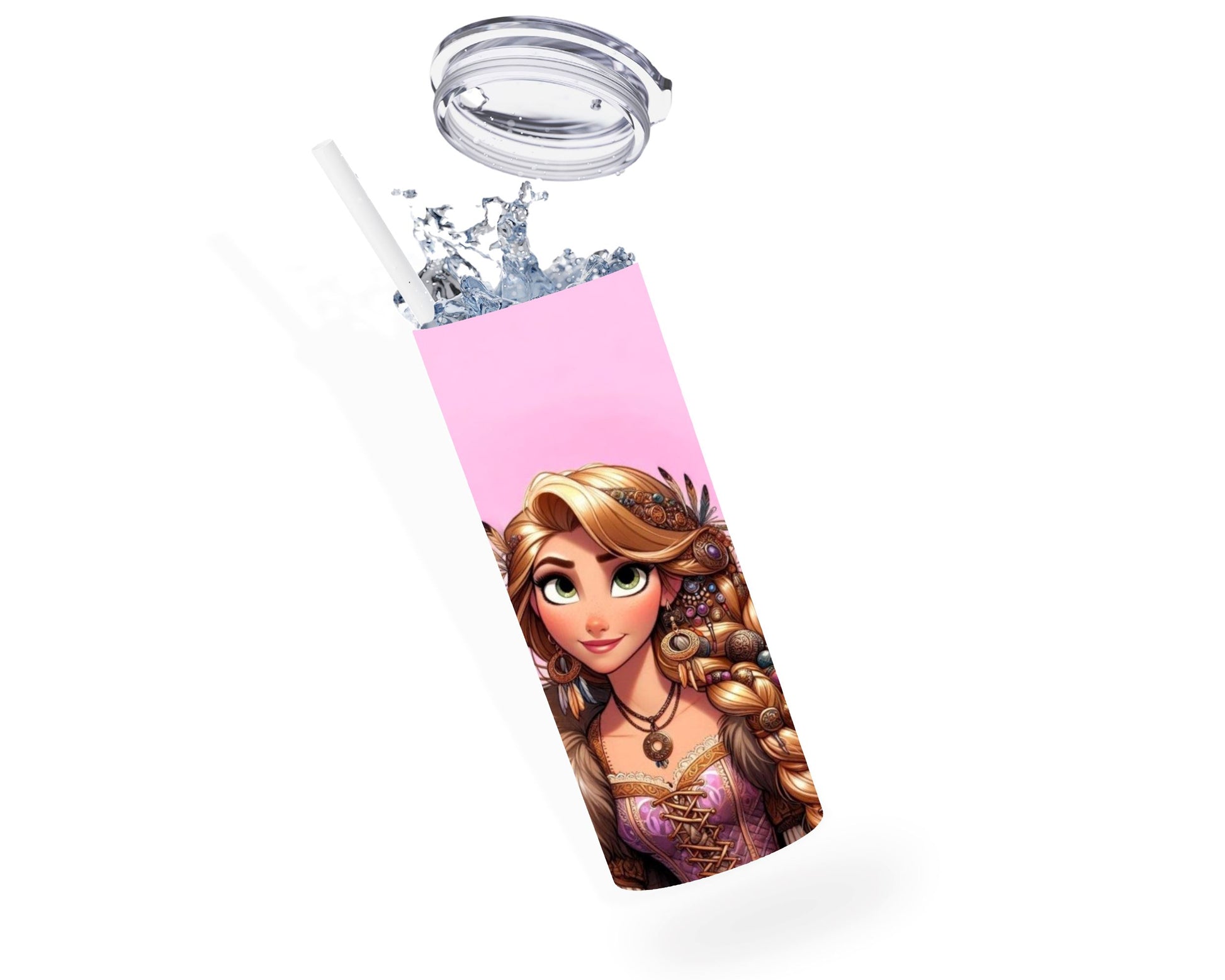 Raiponce - Thermos en acier inoxydable 600ml | Viking Thermos inoxydable Disney Shop | Anylem Beauty 