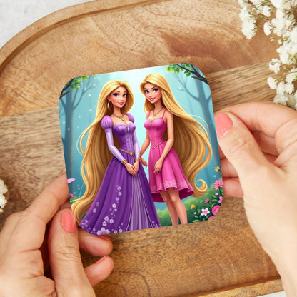 Raiponce x Barbie - Dessous de verre Dessous de verres Disney Shop | Anylem Beauty 