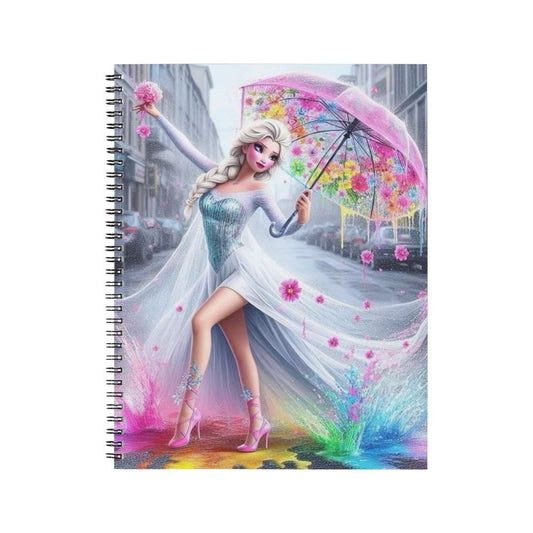 Reine des Neiges - Carnet spirale A5 | Rainbow Carnets et bloc-notes Disney Shop | Anylem Beauty 